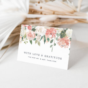 Agradecimiento Personalizado Floral de Verano