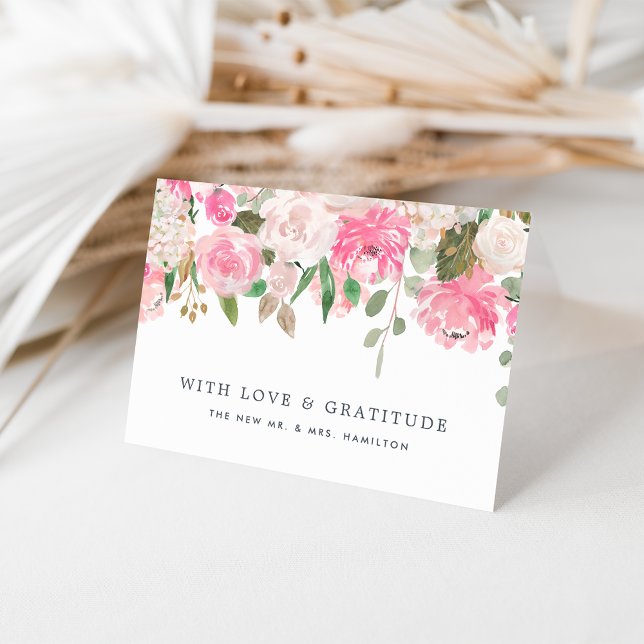 Agradecimiento Personalizado Floral de Verano (Subido por el creador)