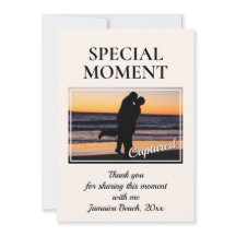 Personalizado Foto ESPECIAL MOMENTO Tarjeta de agr