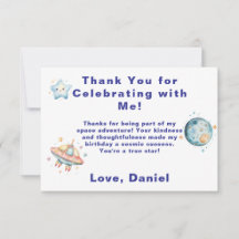 Agradecimiento personalizado para astronautas con 