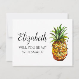 Agradecimiento Pineapple será mi tarjeta de propuesta para la dam