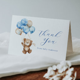 Agradecimiento Podemos Esperar A Teddy Bear Gracias Tarjeta De No