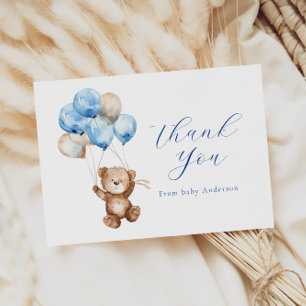 Agradecimiento Podemos Esperar A Teddy Bear Gracias Tarjeta De No