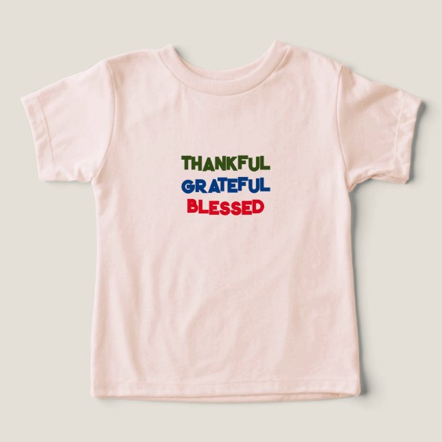 Agradecimiento por cada día lleno de camisetas de  (Diseño delantero )