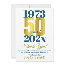 Agradecimiento por la fiesta del 50 aniversario de