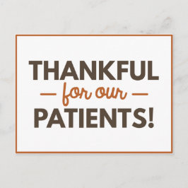 Agradecimiento por la postal de nuestros pacientes
