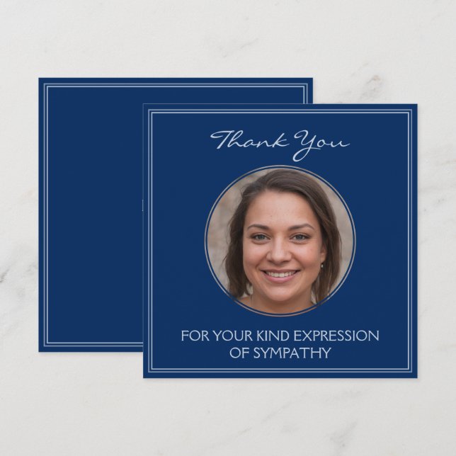 Agradecimiento Por Su Amable Expresión De Condolen (Anverso / Reverso)