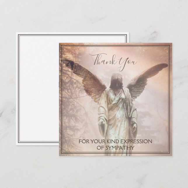 Agradecimiento Por Su Amable Expresión De Condolen (Anverso / Reverso)