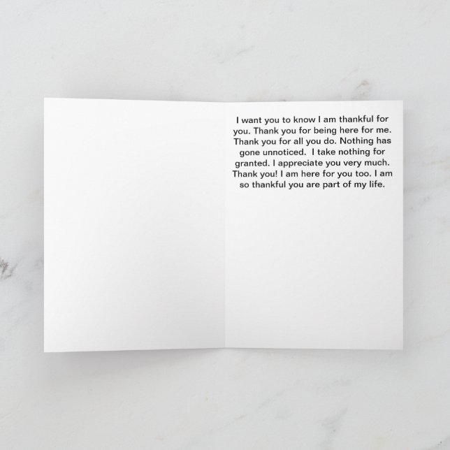 Agradecimiento por tu tarjeta (Interior)