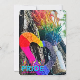 Agradecimiento PRIDE Goldendale 5x7 Tarjeta de felicitación en bl