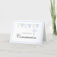 Primera tarjeta de la Santa Comunión