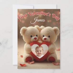 Agradecimiento Primera tarjeta del Día de San Valentín para niños