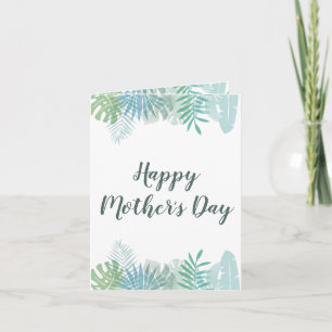 Agradecimiento Primero Todo: Tarjeta del Día de la Madre con Verd