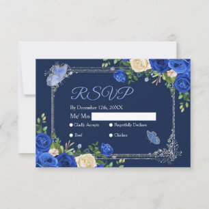 Agradecimiento Princesa de la Marina Vestió La Tarjeta Rsvp De Mi