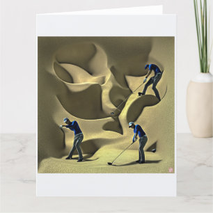 Agradecimiento Problema de Bunker - Gran tarjeta de golf