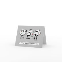 Qué hacen los pavos sordos en la tarjeta de vacaci