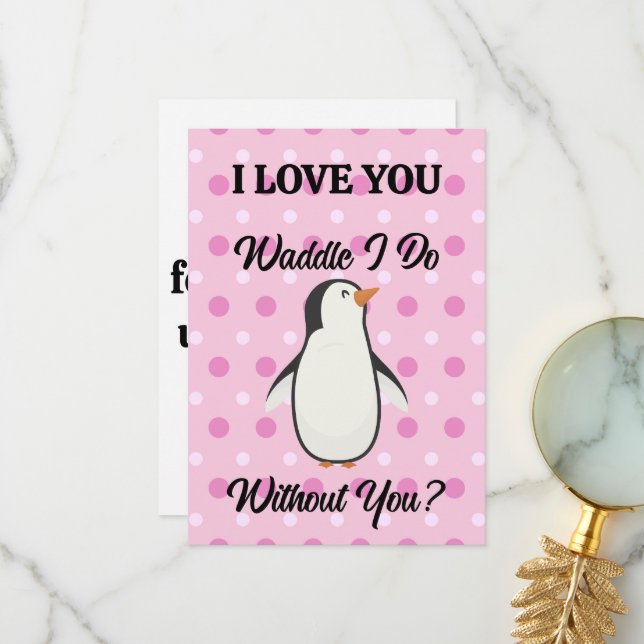 Agradecimiento ¿Qué haré sin ti Tarjeta de amor personalizada (Anverso/Reverso In Situ)