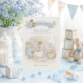 Agradecimiento ratones caprichosos para baby showe