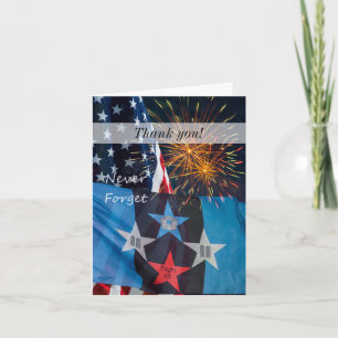 Agradecimiento Recordatorio Nacional Nunca Olvides La Tarjeta De 