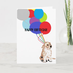 Agradecimiento Recuperador de tarjeta de cumpleaños para niños