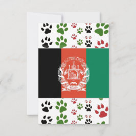 Agradecimiento Rescate animal Tarjeta plana de 3,5" x 5"