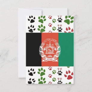 Agradecimiento Rescate animal Tarjeta plana de 3,5" x 5"