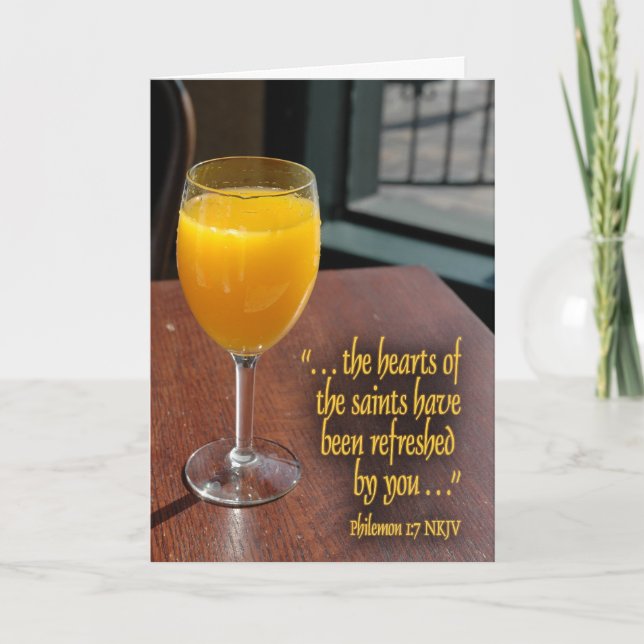 Agradecimiento Restaure le agradecen tarjeta de felicitación (Anverso)