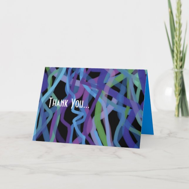 Agradecimiento Retro Torah Bar Bat Mitzvah Doblado Tarjeta de agr (Anverso)