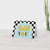Retro Un Amigo Feliz Cumpleaños Tarjeta de agradec