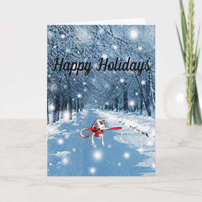 Agradecimiento Rex La tarjeta de felicitación de las vacaciones f (Anverso)