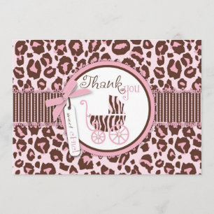 Agradecimiento Rosa B2 de la tarjeta del chica TY del guepardo