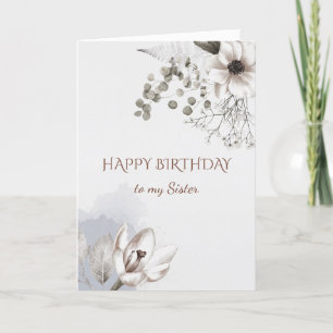 Agradecimiento Rosas de acuarela de la tarjeta de cumpleaños de l