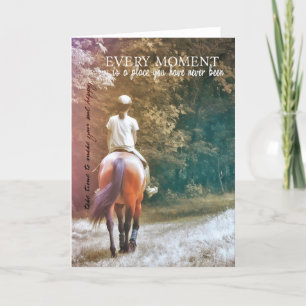 Agradecimiento SALIDA EN LA Tarjeta de felicitación del tren