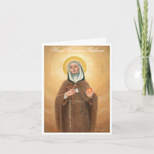 Agradecimiento Santa Verónica Giuliani, Tarjeta Católica, 9 de ju