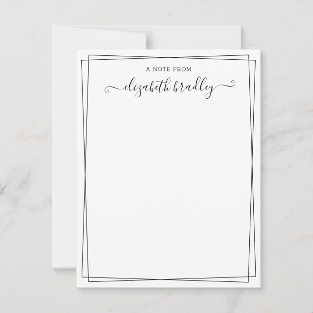 Agradecimiento Script De Firma Giratoria De La Tarjeta De Escrito (Anverso)