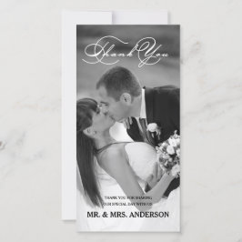 AGRADECIMIENTO SCRIPT ROMÁNTICO | BODA GRACIAS TARJETA DE FOTO
