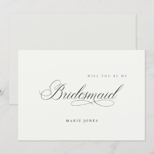 Agradecimiento Script simple Serás mi tarjeta de novia