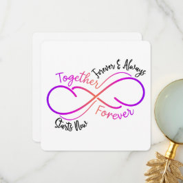 Agradecimiento Siempre y siempre - Tarjeta El día de San Valentín