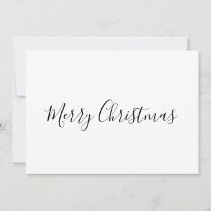 Agradecimiento SIMPLE Tarjeta MÍNIMA de Navidad
