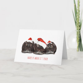 Agradecimiento Sleepy Hippos, Tarjeta de felicitaciones navideñas