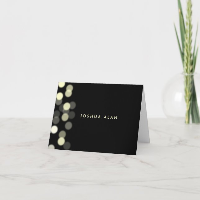 Agradecimiento Spotlight Bar/Bat Mitzvah Tarjeta de agradecimient (Anverso)