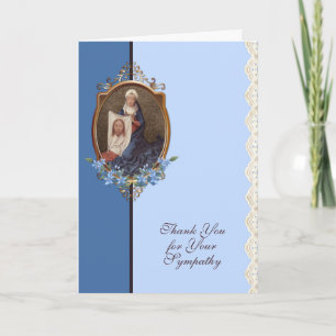 Agradecimiento St. Verónica Jesús Tarjeta Católica de Agradecimie