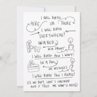 Agradecimiento Su nacimiento su tarjeta de felicitación de la