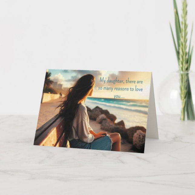 AGRADECIMIENTO SU PROPIA TARJETA DE CUMPLEAÑOS DE HIJA (Anverso)