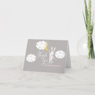 Agradecimiento "Sweet Dreams" Bunny Follet Tarjeta de agradecimie
