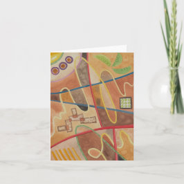 Agradecimiento Tarjeta abstracta de Ramen