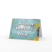 Tarjeta abstracta moderna del Día de los Médicas F