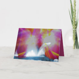 Agradecimiento Tarjeta Aurora Borealis de Año Nuevo