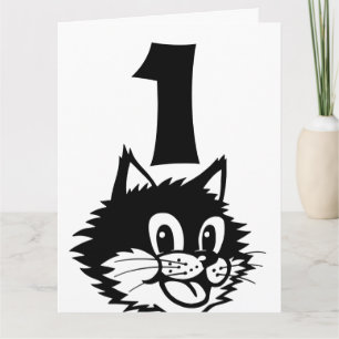 AGRADECIMIENTO TARJETA CAT DE CUMPLEAÑOS DE 1 AÑO