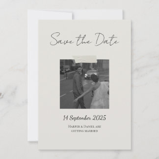 Agradecimiento Tarjeta Chic de Save The Date con toque personal